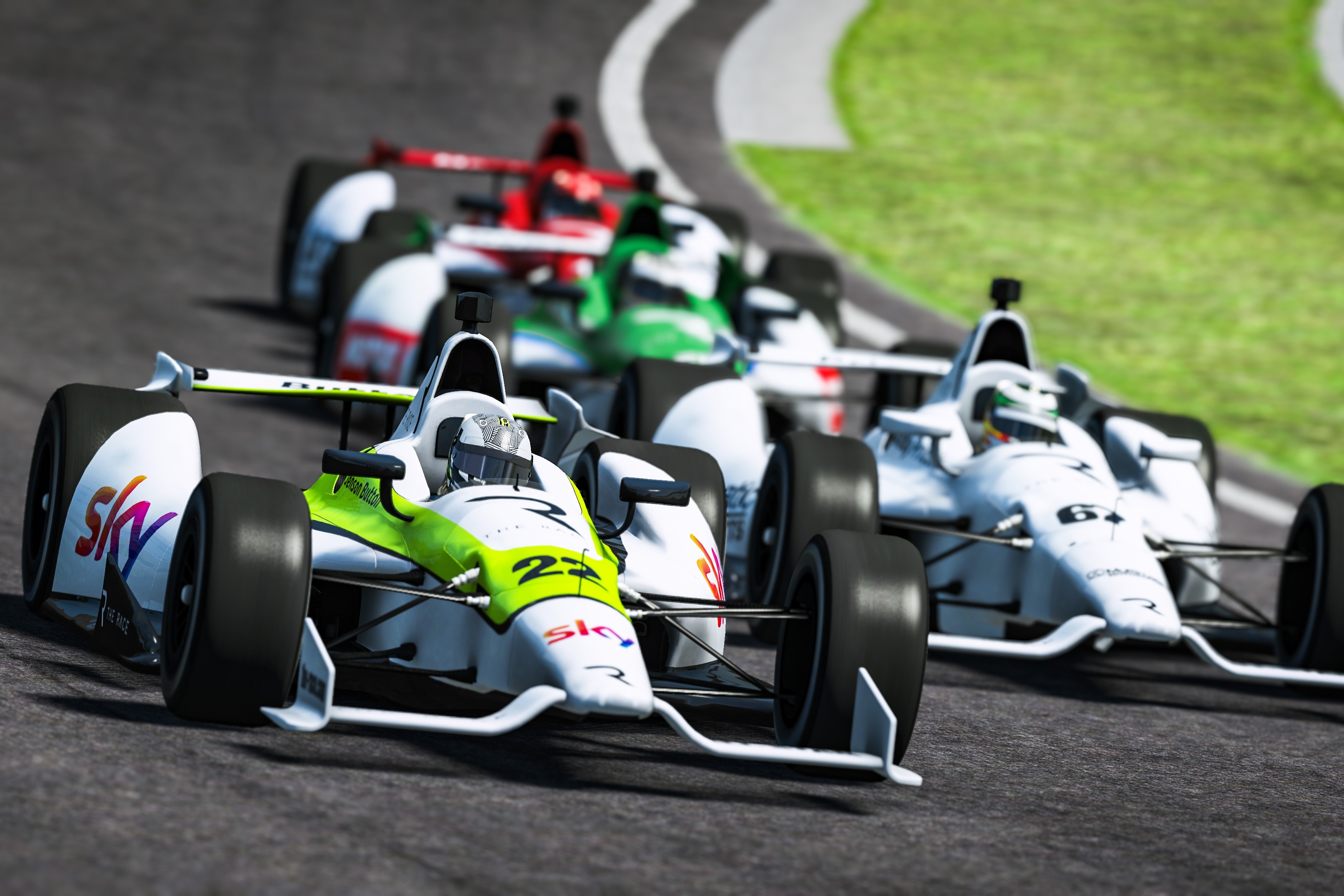 Jenson Button Indy Oval